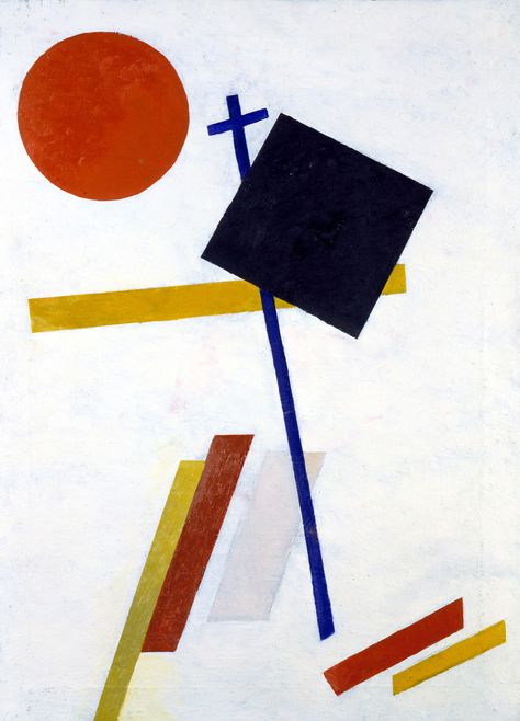 SUPREMATISM (1915-1925), Russian artist Kazimir Malevich's brain-child, was a geometric style of abstract painting inspired from Cubism and Futurism, and painted in a minimal range of colours. Description from pinterest.com. I searched for this on bing.com/images Russian Constructivism, Russian Avant Garde, Kazimir Malevich, Royal Academy Of Arts, Russian Art, Art Movement, Art Abstrait, Canvas Artwork, Online Art