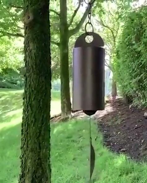 🔥The Deep Resonance Serenity Bell | wind | 💗🍃This HANDCRAFTED steel bell has DEEP RESONANCE and plays beautifully in the wind Get... | By Reservationk Calming Sounds, Sand Textures, Theme Nature, Lawn Ornaments, Iron Pipe, Wind Chime, Seafoam Green, Metal Design, The Deep