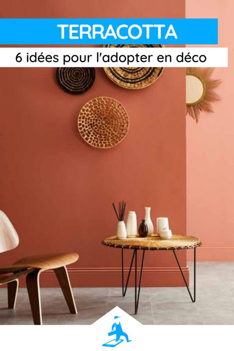 Terracota Wall Living Room, Terracotta Complimentary Colors, Decoration Terracotta, Deco Terracotta, Terracotta Color Palette, Inspiration Deco, Sofa Lounge, Deco Salon, Orange Walls