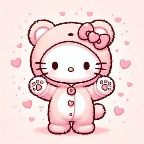 Cute Hello Kitty Drawing, Hello Kitty And Her Friends, Hello Kitty Wallpapers, Hello Kitty Nails Art, Hello Kitty Face, Hello Kitty Imagenes, Hello Kitty Cute, Cat Wallpapers, Hello Kitty Wallpaper Hd