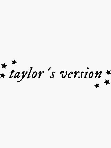 Taylor Swift Png Aesthetic, Taylor Swift Sublimation Designs, Taylor Swift Stencil, Taylor Swift Cricut Ideas, Taylor Swift Embroidery Ideas, Taylor Swift Stars, Taylors Version Sticker, Taylor Swift Symbols, Taylor Swift Signature