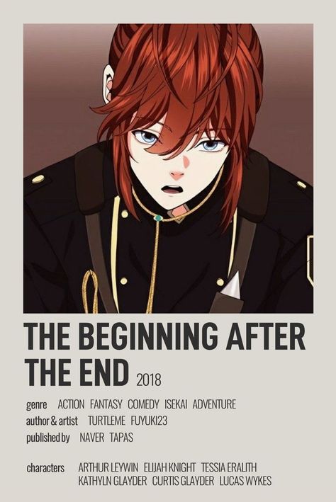 Manhwa Poster, Action Manhwa, The Beginning After The End, Anime Sites, Anime Suggestions, App Anime, Follow Me Instagram, Comic Poster, Animes To Watch