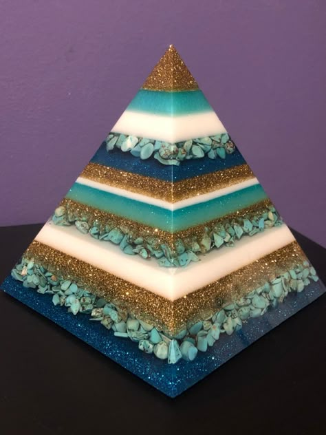 Epoxy Pyramid Ideas, Resin Pyramid Ideas Diy, Epoxy Pyramid, Resin Pyramid Ideas, Kidcore Wallpaper, Resin Pyramid, Acrylic Abstract Art, Epoxy Ideas, Resin Crafts Tutorial