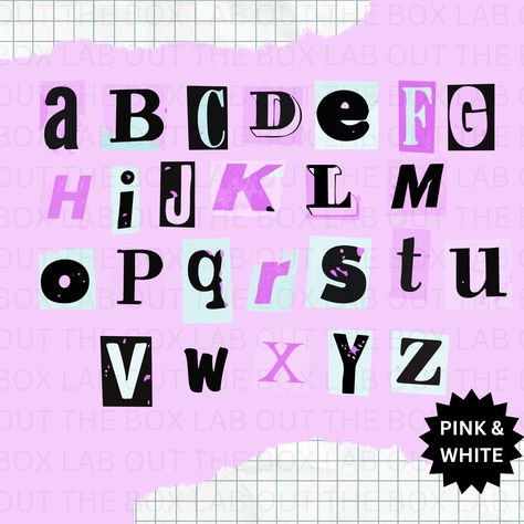 Mean Girls Letters Alphabet, Mean Girls Letters, Mean Girls Font, Burn Book Letters, Scrapbook Alphabet, Book Svg, Burn Book, Book Letters, Cricut Cut Files