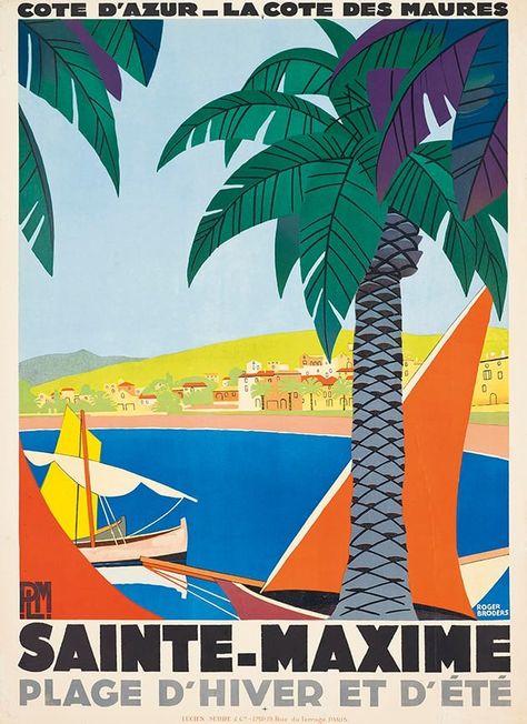 French Travel, Vintage Advertising Posters, Vintage Trends, Jules Verne, Poster Layout, Ansel Adams, Vintage Poster Art, Vintage Advertisement, Cote D’azur