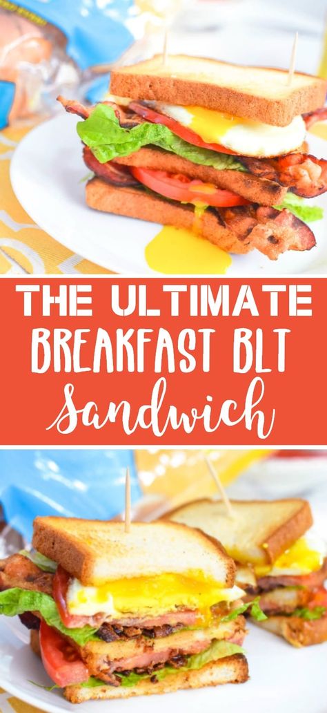 The Ultimate Breakfast BLT Sandwich Recipe Egg Blt, Breakfast Blt, Blt Sandwich Recipes, Blt Sandwiches, Farmhouse Cafe, Meal Prep Guide, Blt Sandwich, Ultimate Breakfast, Breakfast Choices