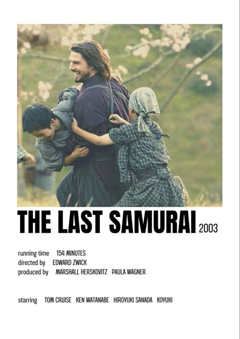 Polaroid Movie Poster, Last Samurai, Tom Cruise Movies, Movie Recs, Classic Films Posters, Movies To Watch Teenagers, Netflix Movies To Watch, The Last Samurai, New Movies To Watch