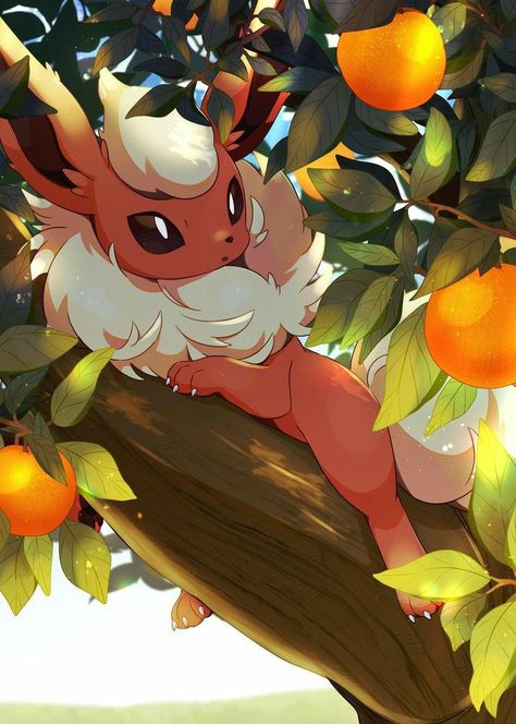 Pokemon Wallpaper for Mobile Phone (Flareon) Flareon Wallpaper, Flareon Pokemon, Wallpaper Pokemon, Pokemon Flareon, Eevee Cute, Fire Type Pokémon, Ahri Wallpaper, Fire Pokemon, Solgaleo Pokemon