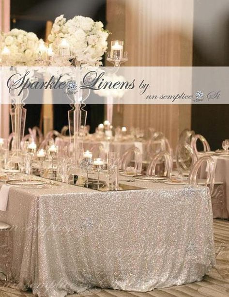 Ivory Sequin Tablecloth Wedding, Silver Sequin Tablecloth, Gold Sequin Table Runner Wedding, Champagne Sequin Tablecloth, Gold Sequin Table Runner, Gold Sequin Tablecloth, Sequin Table Runner, Sequin Table, Sequin Tablecloth