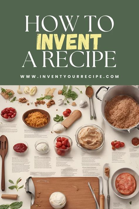 How to invent a recipe? You can use the word create, make, put together, or even prepare. But I like to use the work invent. It sounds more scientific, more technical, which to me is comfortable. how to write a recipe | how to write a recipe for kids | how to create a recipe | how to create a recipe template Writing A Cookbook, How To Write A Cookbook, How To Make A Cookbook, How To Write A Recipe, Culinary Knowledge, Cooking Journal, Making A Cookbook, Recipe Book Design, Recipe Developer