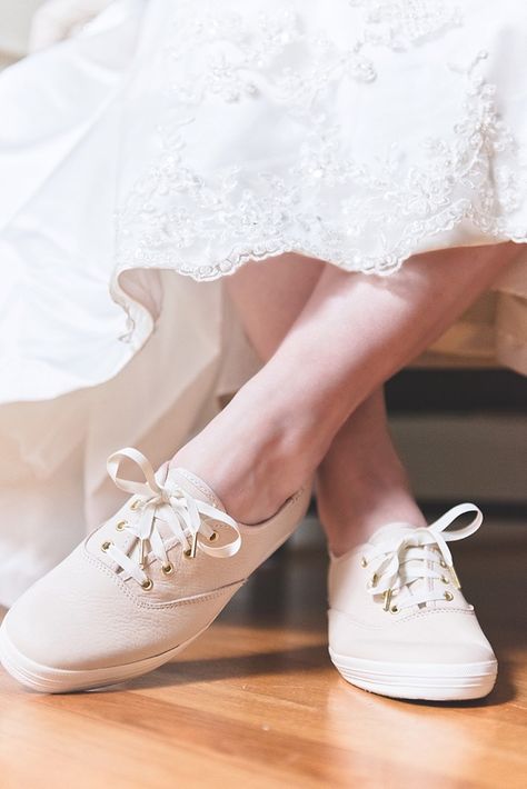 Keds Kate Spade pink leather wedding sneakers Leather Keds, Diy Wedding Shoes, Kate Spade Keds, Kate Spade Wedding, Champion Sneakers, Bridal Boots, Keds Champion, Painted Vans, Wedding Sneakers