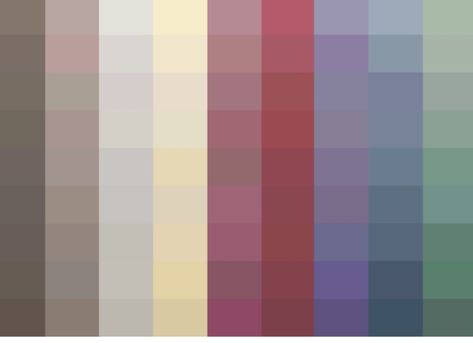 Palette Estate, Muted Summer, Dusky Summer, Ethereal Romantic, Soft Summer Palette, Soft Summer Color Palette, Soft Summer Colors, Summer Palette, True Summer