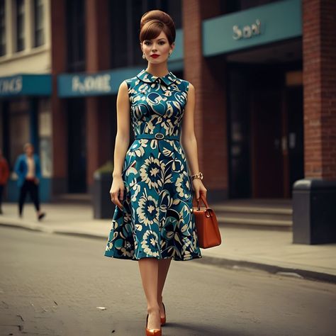 60s Fashion: A Groovy Trip Down Memory Lane » Styling Outfits 1960s Mod Fashion, Space Age Fashion, Mod Dress 60s, Styling Outfits, Mod Look, Paper Dress, Black Prom Dress, Black Prom, 60s Dress