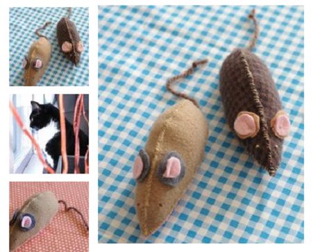 Image source: craftstylish.com The Mouse And The Motorcycle, Stuffed Mice, Cat Toy Ideas, Mouse And The Motorcycle, Felt Cat Toys, Handmade Cat Toys, Catnip Mouse, Diy Cat Toys, Mouse Toy