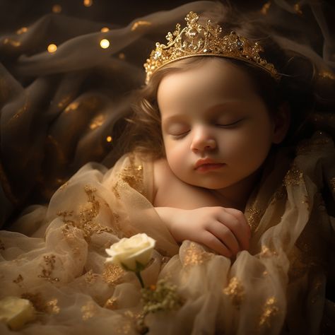 Baby Princess Photoshoot, God Baby, Fantasy Princess, Photoshoot Props, Princess Belle, Baby Arrival, Newborn Shoot, House Targaryen, Baby Princess