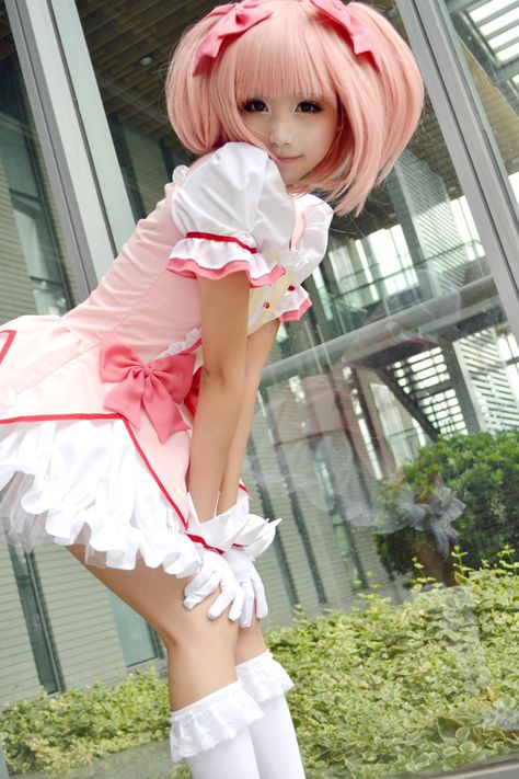 KawaiiBox.com ❤ The Cutest Subscription Box Madoka Kaname Cosplay, Pink Kawaii Cosplay Costume For Halloween, Fitted Pink Anime Cosplay Costume, White Fairy Kei Cosplay Costume, Pink Harajuku Style Cosplay Costume, Cosplay Cute, Kawaii Cosplay, Alt Girls, Epic Cosplay