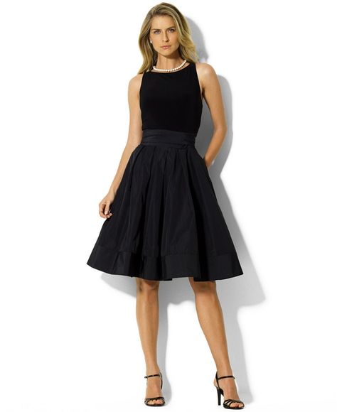 Semi Formal Dresses For Wedding, Ralph Lauren Formal, Cocktail Dress Classy, Cocktail Gowns, Taffeta Dress, Semi Formal Dresses, Ralph Lauren Dress, Nordstrom Dresses, Fit Flare Dress