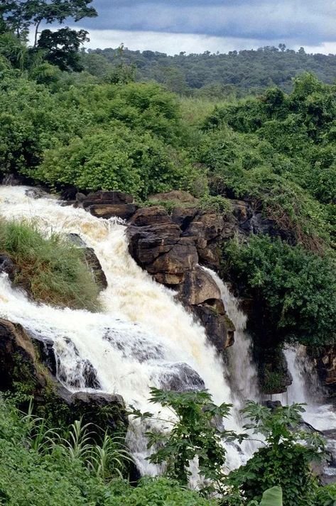 Boali Falls | Wondermondo African Jungle, African Life, Birds In The Sky, African Travel, Landlocked Country, Africa Do Sul, Central African Republic, Out Of Africa, African Countries