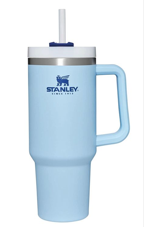 Blue Stanley Cup, Stanley Adventure Quencher, Stanley Water Bottle, Stanley Products, Starbucks Design, College Supplies, Trendy Water Bottles, Stanley Adventure, Coffee Smoothie