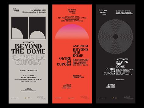 Carla Cabras Revels in Classic Design Elements With ‘Beyond the Dome’ – PRINT Magazine Venice Film Festival, Graphic Design Trends, Print Magazine, Photography Branding, Exhibition Design, Brochure Design, Infographic Design, Graphic Design Art, Label Design