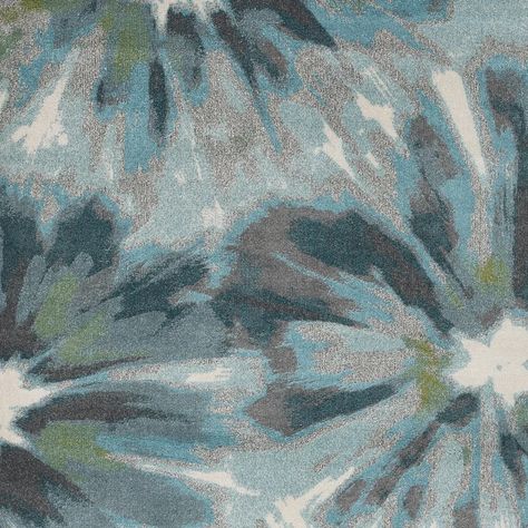 Hashtag Home Jaylee Teal/Dark Blue/Green Area Rug & Reviews | Wayfair Watercolor Rug, Holiday Rugs, Teal Rug, Indoor Flowers, Floral Area Rugs, Watercolor Leaves, Green Area Rugs, Rug Shapes, Professional Cleaning