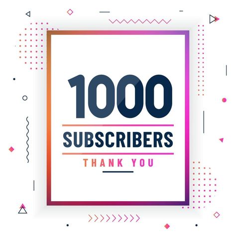 Thank you 1000 subscribers, 1K subscribers celebration modern colorful design. Iphone Wallpaper Bright, 80k Followers, Wallpaper Bright, Youtube Thumbnail Design, Youtube Banner Backgrounds, Channel Logo, Minecraft Pictures, Banner Design Inspiration, Mens Photoshoot