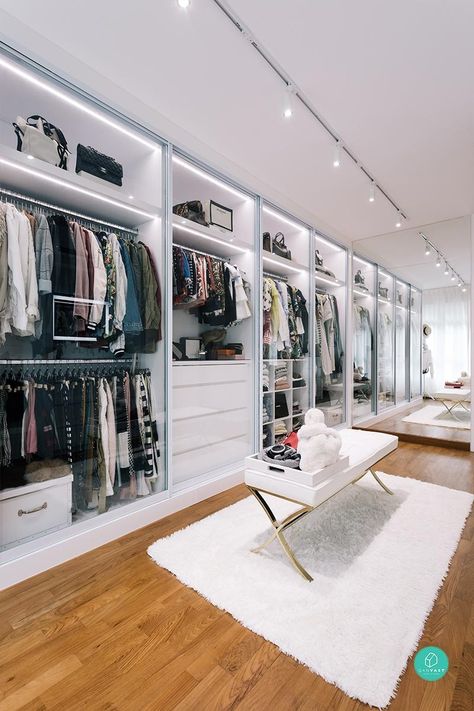 This Stylist’s Showroom-Worthy BTO Is Every Girl's Dream Luxury Closets, Dressing Room Closet, Dream Closet Design, Walk In Closet Design, Luxury Closets Design, Wardrobe Room, Closet Decor, Dream Closets, Top Interior Designers