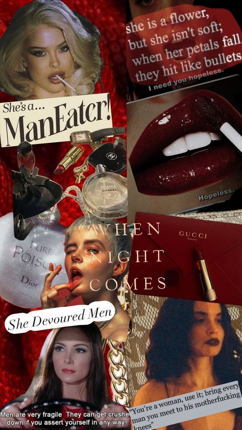 maneater aesthetic 👠🥀#maneater#siren#aesthetic Maneater Costume Halloween, Red Maneater Aesthetic, Maneater Halloween Costume, Jane Smith Aesthetic, Maneater Costume, Maneater Wallpaper, Siren Personality, Maneater Outfit, 304 Aesthetic