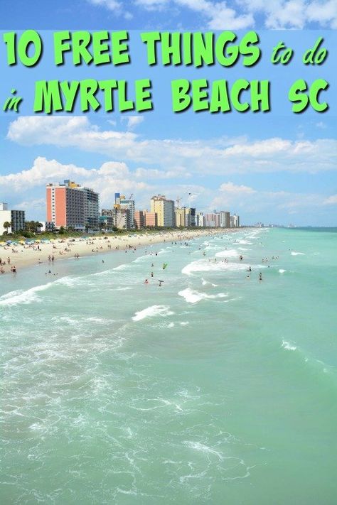 Myrtle Beach Family Vacation, Myrtle Beach Things To Do, Beach Vacation Tips, Myrtle Beach Trip, South Carolina Travel, Myrtle Beach Vacation, Surfside Beach, South Carolina Beaches, Beach Vacay