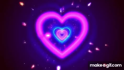 Neon Heart Fast tunnel on Make a GIF Overlay Video, Neon Heart, Trippy Gif, Glowing Background, Y2k Background, Photography Editing Apps, Heart Banner, Scary Animals, Heart Gif