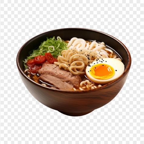 Ramen Icon, Egg In Ramen Noodles, Soup With Egg, Tuna Fish Sandwich, Episode Overlays, Asian Ramen, Crispy Chicken Burgers, Delicious Ramen, Japanese Ramen Noodles