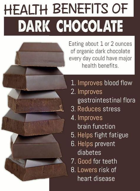 Who said eating healthy has to mean depriving yourself.  Chocolate and more specifically dark chocolate is a health food!   Remember kidz... MODERATION  #chocolate #nutrition #healthyeating Dark Chocolate Benefits, Chocolate Benefits, Food Benefits, Health Facts Food, Healthy Facts, Coffee Ideas, Food Health Benefits, Healing Foods, Chaga Mushroom