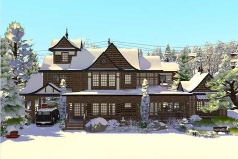 Sims 4 Gallery, Ski Lodge, The Sims 4, The Sims, Sims 4, Skiing