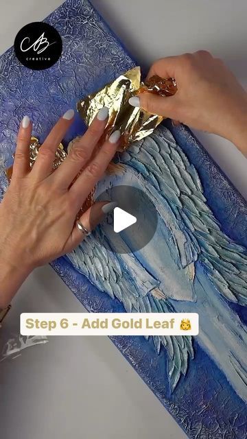 AB Creative on Instagram: "This Angel is just made from Aluminium Foil and Filler (Sparkle)! 😇 It’s crazy what kind of effects you can achieve at home! FULL Tutorial Link in Bio+Story (Or search ‘AB Creative’ on YouTube!) ❤️ The Original is For Sale on my Website: www.abcreativeoffical . Paints Used: @artezaofficial (10% Off Code: ABCreative10) . . . . . #fluidpour #instavideos #angel #instagood #sosatisfying #fluidpaint #abcreativeofficial #liquidart #fluidartist #fluidsoul #femalepainting #abstractartist #pouringpaint #flowerart #pourart #fluidartwork #beauty #dirtypour #pouring #artoftheday #acrylicblog #abstract_post #fluidart_daily #vid #fluidartfinds #acrylicpaint #viral #vids" Angel Painting Acrylic, Abstract Angel Painting, Insta Videos, Angel Painting, Pouring Art, Aluminum Foil, Daily Art, Abstract Artists, Art Day