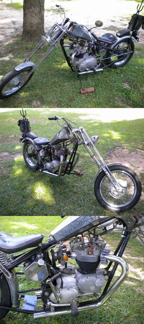 1966 Triumph Tiger 650 Chopper Triumph Bobber Custom, Choppers For Sale, Triumph 650, Triumph Chopper, Triumph Motorbikes, Rat Bikes, American Chopper, Custom Motorcycles Harley, Old School Chopper