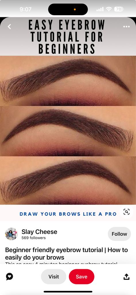 Eye Brows Shaping Tutorial, Eye Brown Shaping, Brow Fill In Tutorial, How To Draw In Eyebrows, How To Make Perfect Eyebrows, How To Draw My Eyebrows, Perfect Brows Tutorial, Easy Eyebrow Hacks, How To Draw Your Eyebrows