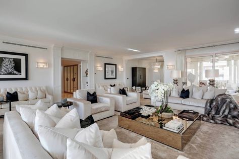 Interior of apartment in monaco Apartment In Monaco, Monaco Apartment, Luxury Apartment, Kitchen Fittings, Apartment Interior, Reception Rooms, Luxury Apartments, Luxury Real Estate, Estate Sale