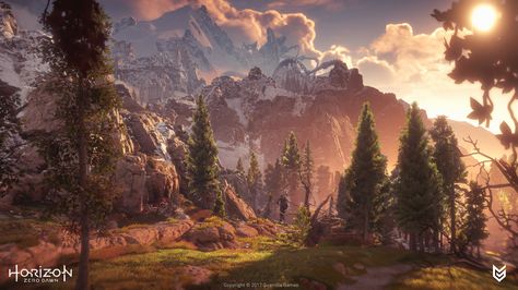 Horizon Zero Dawn: Interview With the Team Horizon Zero Dawn Wallpaper, Dawn Wallpaper, Dawn Pictures, Wallpaper 1080p, Sci Fi Wallpaper, Horizon Zero Dawn, The Embrace, Environmental Art, Landscape Wallpaper