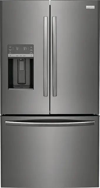 Frigidaire Gallery 27.8 Cu. Ft. French Door Refrigerator Stainless Steel GRFS2853AF - Best Buy Refrigerator Brands, Frigidaire Gallery, Clever Organizer, Refrigerator Drawers, Stainless Steel Refrigerator, Freezer Burn, Counter Depth, Electrical Connection, French Door