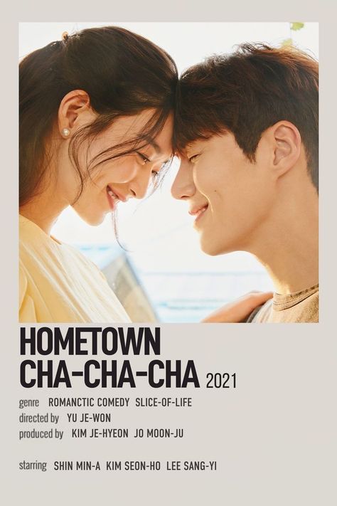 Kdrama Polaroid Poster, Top Korean Dramas, Kdrama Recommendation, Hometown Cha Cha, Hometown Cha Cha Cha, Scrapbook Disney, Korean Drama Series, Best Kdrama, Film Posters Minimalist