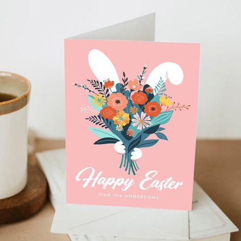 Bunny Bouquet, Easter Egg Hunt Activities, Painted Easter Eggs, Easter Basket Crafts, Easter Invitations, Eid Al-adha, Happy Easter Card, Easter Egg Painting, Easter Greeting Cards