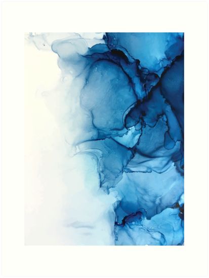 Millions of unique designs by independent artists. Find your thing. Blue Painting Canvas, Alcohol Ink Crafts, Alcohol Ink Painting, Alcohol Ink Art, Blue Painting, Handmade Oil, Abstract Canvas Painting, Paintings Art Prints, Conceptual Art