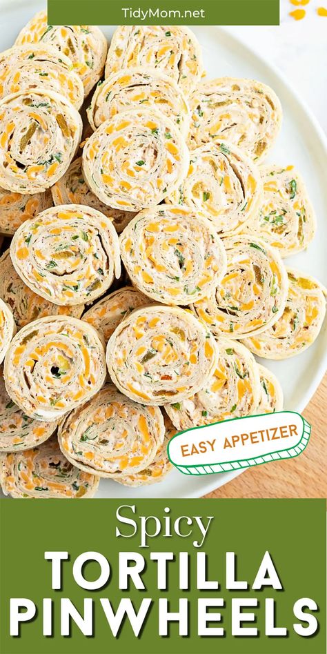 Tortilla Roll Ups Recipes, Spicy Pinwheels Tortilla Rolls, Spicy Roll Ups Tortilla, Green Chili Roll Ups Cream Cheeses, Southwest Roll Ups Flour Tortillas, Spicy Potluck Dishes, Southwest Pinwheels Roll Ups, Green Chili Pinwheels, Taco Roll Ups Tortilla