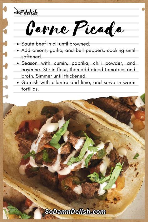 Carne Picada Carne Picada Recipes Taco, Leftover Carne Asada, Picada Recipes, Carne Picada Recipes, Carne Asada Nachos, Asada Nachos, Pan Seared Steak, Quick Cooking Recipes, 30 Min Meals