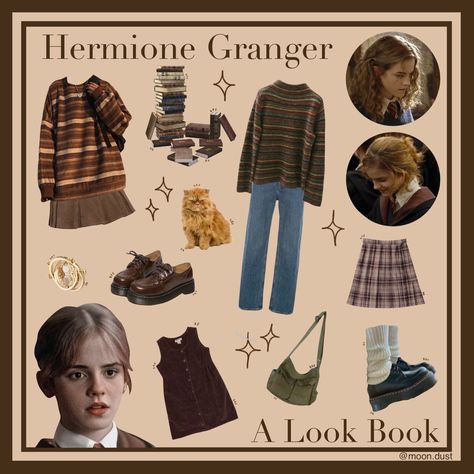 Hermione Granger Aesthetic Outfit, Hermione Granger Study, Hermione Granger Style, Granger Hermione, Hermione Granger Outfits, Granger Aesthetic, Magical Fashion, Hermione Granger Aesthetic, Hogwarts Outfits