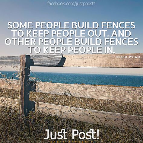 https://flic.kr/p/KDVAQT | Quotes | Some people build fences to keep people out…and other people build fences to keep people in. Patience Citation, Boundary Fence, Fence Quotes, Inspirational Graduation Quotes, Texts Quotes, Leaving Las Vegas, Building Quotes, Patience Quotes, Serbia And Montenegro