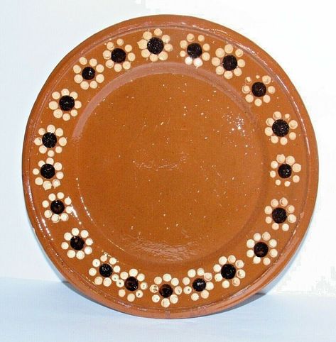 I just added a new item to eBay, Tlaquepaque Mexican Redware Clay Side or Salad Plates Set of 4 - 7 1/2" in ! #eBay #eBaySeller Hispanic Plates, Mexican Clay Plates, Mexican Barro Decor, Western Plates, Mexican Pottery Decor, Mexican Clay Pots, Mexican Terracotta, Mexican Decorations, Apartment Layouts