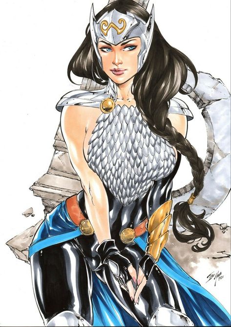 Lady Sif Fanart, Lady Sif, Marvel Comics Art, Comics Art, Marvel Art, Thor, Marvel Comics, Comic Art, Comic Books