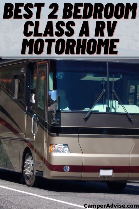 In this article, I have shared 6 Best 2 Bedroom Class A RV. These Class A Motorhome with 2 Bedrooms are perfect for a small family with kids to sleep. Rv 2 Bedroom, Best Small Rv, Rv Glamping, Motorhome Living, Used Motorhomes, Class A Motorhome, Rv Motorhomes, Rv Camping Tips, Class A Rv