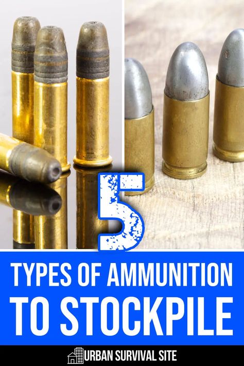 Every prepper knows it's a great idea to stockpile ammunition when preparing for a major disaster. But which types should you stockpile? Preppers Survivalist, Survival Skills, Soldier, Life Hacks, Hunting, Sports, Quick Saves